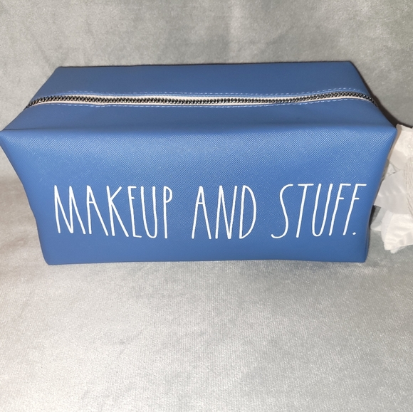 Rae Dunn Handbags - 💙SALE💙Rae Dunn "Makeup And Stuff." cosmetic bag.